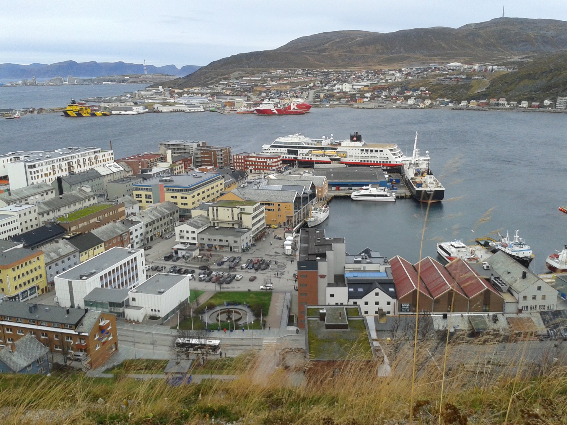 Hurtigruten - Hafen von Hammerfest