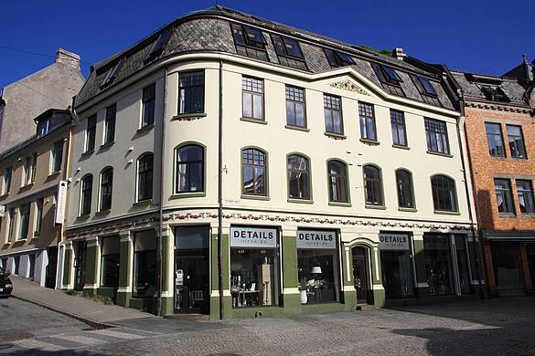 Jugendstilfassaden in Ålesund