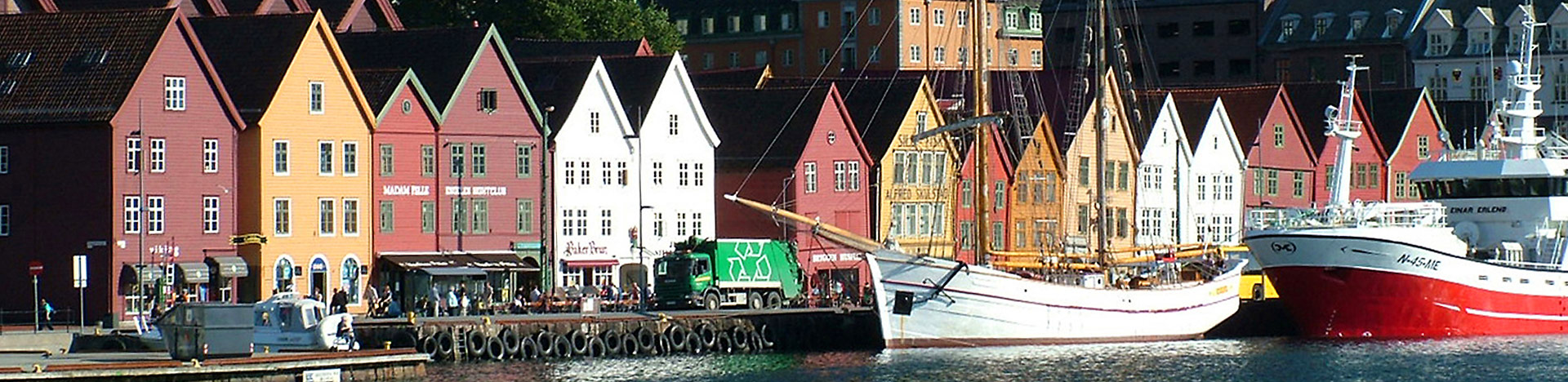 Hanseviertel Bryggen in Bergen