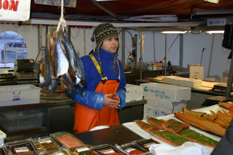 Fischmarkt Bergen - Tradition und Originalität