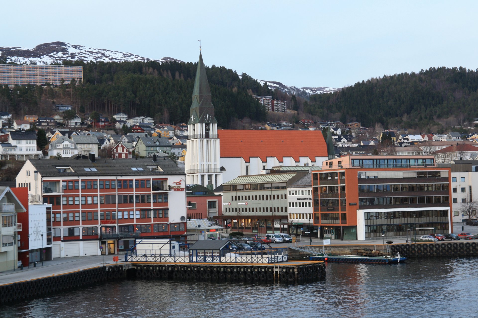 Hurtigruten-Hafen von Molde