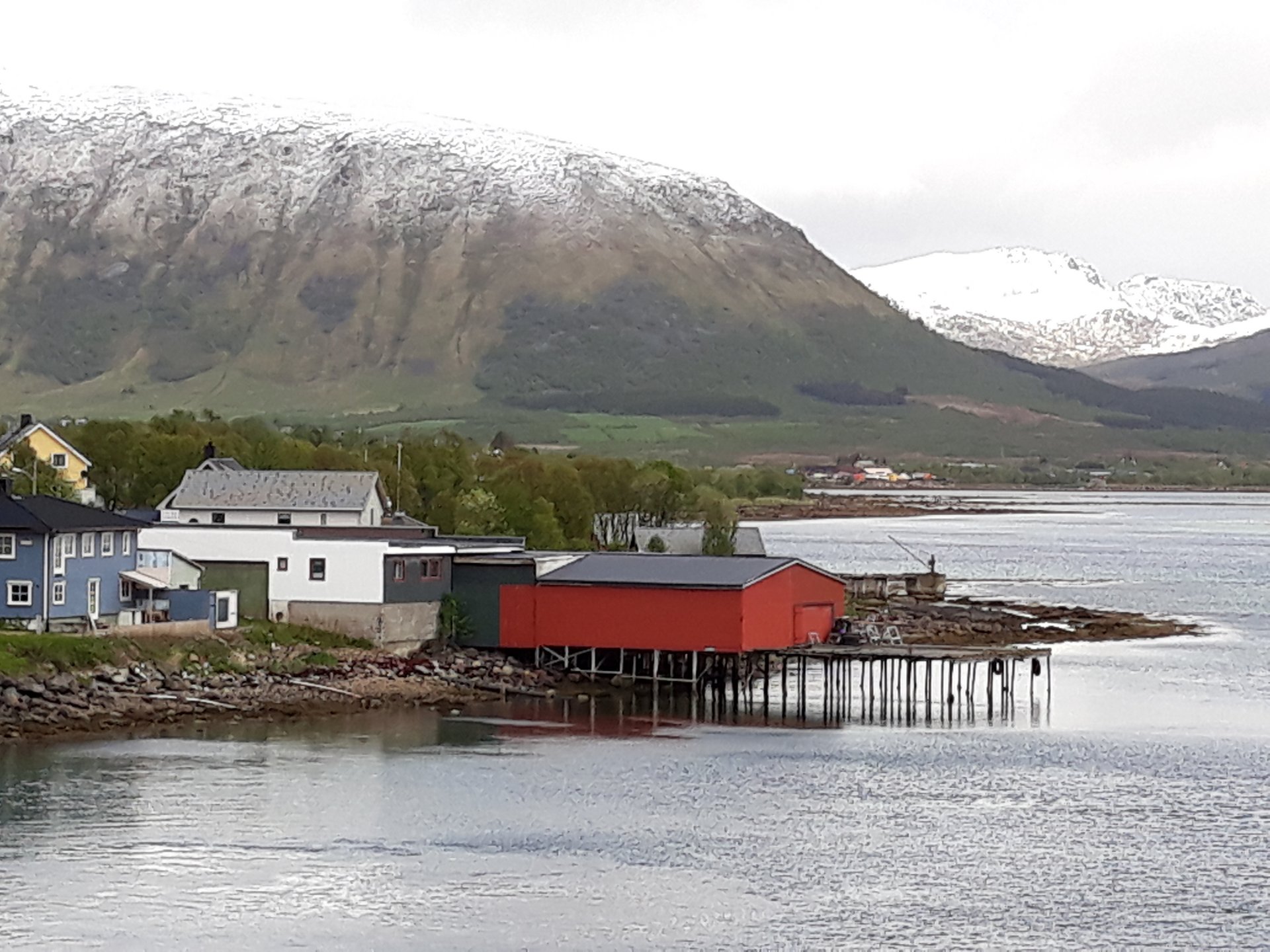 Fischerhütte in Ørnes